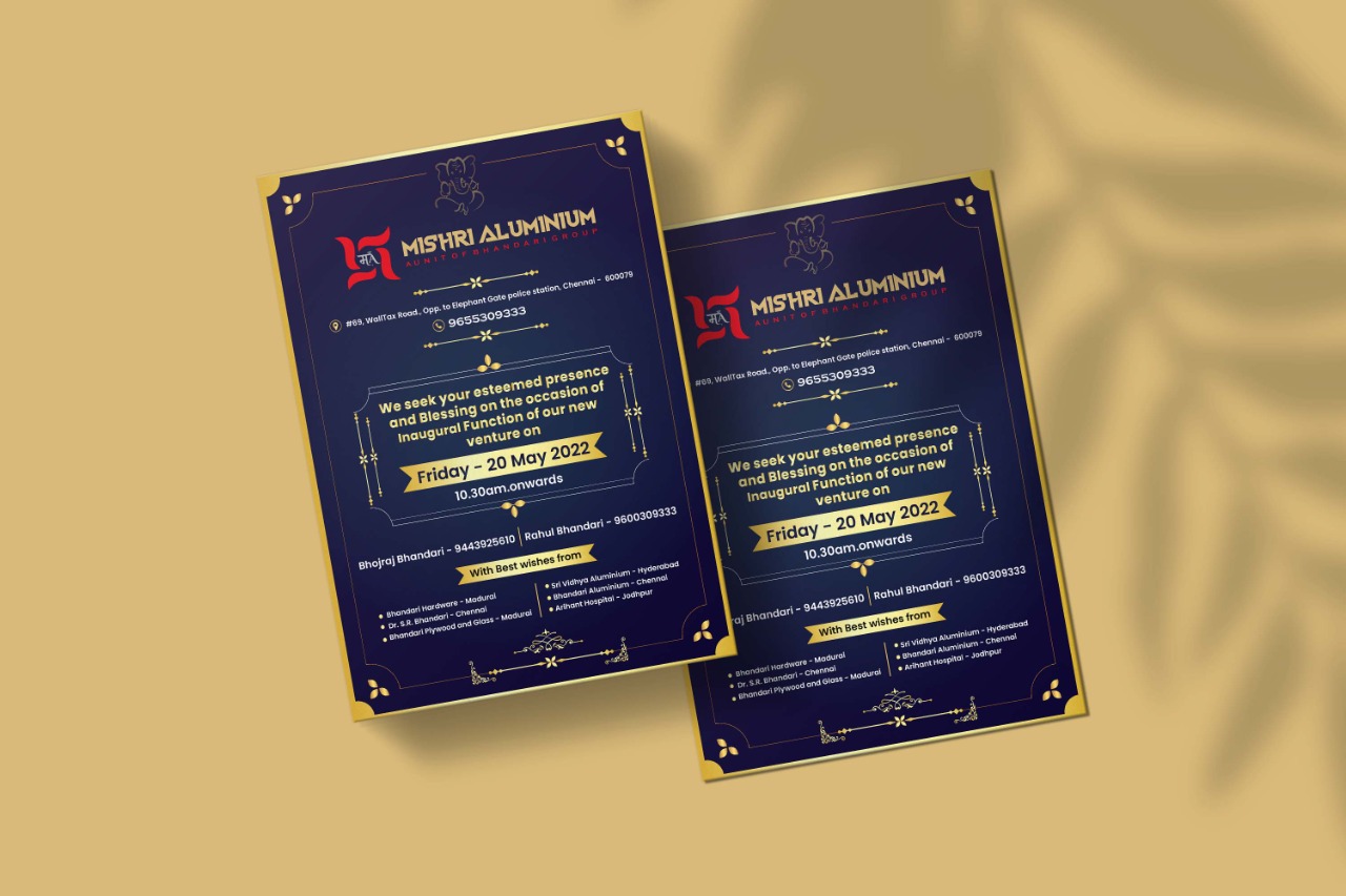 Invitation Card design 3 by Brandingo